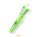 GobekUsa 3-in-1 Stainless Steel Vegetable Peeler Zester with Plastic Handle