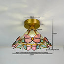 GobekUsa Glass Copper LED Ceiling Light - Nordic Home Lighting Fixture