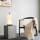 GobekUsa Glass Gourd Table Lamp Marble Base Modern LED Indoor Lighting