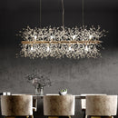 GobekUsa Dandelion Chandelier LED Hanging Light for Living Room Dining Decoration