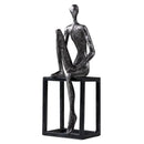 GobekUsa Abstract Thinkers Sculpture: Decorative Figurines for Home Furnishings