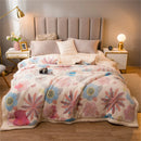 GobekUsa Double-Sided Fleece Wool Blanket