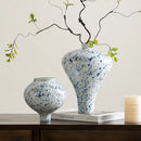 GobekUsa Chinese Retro Ceramic Vase Flower Arrangement Handmade Home Decor