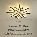 GobekUsa LED Ceiling Chandelier with Remote Control for Home Décor