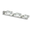 GobekUsa Crystal LED Mirror Light: Modern Bathroom Wall Sconce Stainless Steel Lighting Fixtures