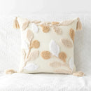 GobekUsa Boho Geometric Tufted Cushion Cover Cotton Canvas Pillow Covers
