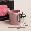 GobekUsa Chili Handle Cup & Saucer Porcelain Coffee Mug Tea Teacup Juice Cup