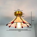 GobekUsa Glass Copper LED Ceiling Light - Nordic Home Lighting Fixture
