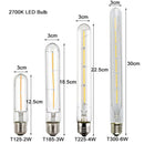 GobekUsa LED Filament Tubular Edison Bulb 6000K T10 T185 T225 T30 T300 4W 6W 8W
