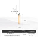 GobekUsa Black Gold Marble Cylinder Pendant Light for Modern Home Decor