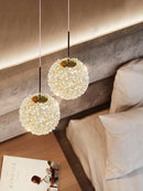 GobekUsa Crystal Ball Pendant Light: Warm & Romantic Bedhead Luxury Lighting