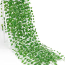 GobekUsa Green Silk Hanging Christmas Garland for Home and Garden Decor