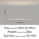 GobekUsa LED Ceiling Pendant Lamp: Minimalist Chandelier, Height Adjustable, Home Decor Solution
