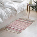 GobekUsa Bohemian Tassel Rug - Retro Hand Woven Carpet for Home Decor