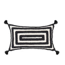 GobekUsa Boho Geometric Tufted Cushion Cover with Fringe - 45X45/30X50CM