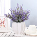 GobekUsa Lavender Wedding Wreath Artificial Flowers Home Decor Craft Fake Plants
