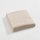 GobekUsa Cool Summer Air Conditioning Blanket - Beige Wine Nordic Decorative Throw