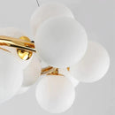 GobekUsa Glass Ball Chandelier for Living Room - Modern Nordic Kitchen Island Ceiling Light