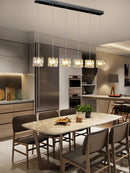 GobekUsa Crystal Chandelier Pendant Light for Modern Indoor Dining and Kitchen Lighting