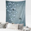 GobekUsa Flying Crane Wall Hanging Tapestry for Home Retro Wall Decor