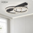 GobekUsa LED Ring Chandelier with Remote Control - Modern Ceiling Lamp for Home Décor