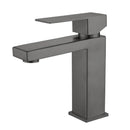 GobekUsa Brushed Gold Basin Faucet Single Handle Cold Hot Water Mixer Deck Mounted