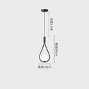 GobekUsa Gold Iron Pendant Lamp with Glass Ball Drops for Bedroom Lighting