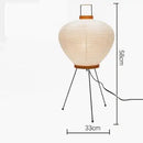 GobekUsa Japanese Rice Paper Floor Lamp Modern Wabi Sabi Lantern Light