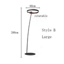 GobekUsa Circular Luminescence LED Floor Lamp for Living Room Bedroom Hotel Decor