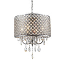 GobekUsa Elegant Crystal Chandelier Ceiling Light for Dining Room & Bedroom
