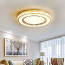 GobekUsa Gold Crystal Ceiling Chandelier LED Fixture for Luxury Home Decor