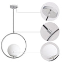 GobekUsa Glass Ball Pendant Lights LED Kitchen Living Room Suspension Luminaire