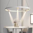 GobekUsa Black Round Combo Chandelier: Stylish Lighting for Home, Living Room, Bedroom, Dining Table