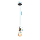 GobekUsa Iron Pendant Light for Dining Room, Kitchen, and Bedroom