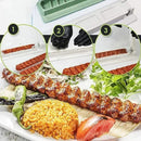 GobekUsa Kebab Press Maker for BBQ Skewers and Grill Meat - Portable Picnic Tool