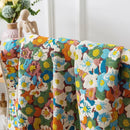 GobekUsa Country Flowers Cotton Bath Towel