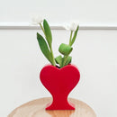 GobekUsa Heart-shaped Pink Hearts Porcelain Vase - Handicraft Ornament & Home Decor