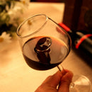GobekUsa Clear Diamond Glass Red White Wine Champagne Flutes Goblets - Lovely Gift