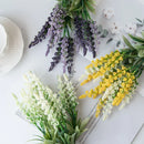 GobekUsa Lavender Foam Flower Family Room Vase Wedding Bouquet Garden Rose Arch Decoration