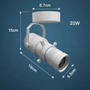 GobekUsa Adjustable LED Track Spotlights for Art Gallery Church Museum, Square Shape