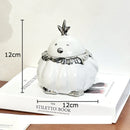 GobekUsa Duck Shaped Ceramic Ashtray with Lid - Windproof Smoking Accessories