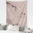 GobekUsa Flying Crane Wall Hanging Tapestry for Home Retro Wall Decor