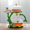 GobekUsa Glass Teapot & Lazy Tea Infuser - Home & Office Tea Set