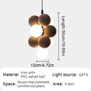 GobekUsa Abstracta Pendant Lamp: Stylish Designer Fabric Chandelier for Home, Office, and Dining Space