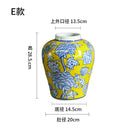 GobekUsa Chinese Blue White Porcelain General's Jar Flower Vase Home Decoration