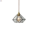 GobekUsa Glass LED Pendant Lamp: Handmade Japanese Style Adjustable Hanging Light Fixtures