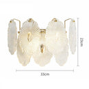 GobekUsa Gray Glass Wall Lamp - Modern Living Room Decor Sconce Light