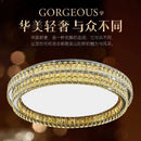 GobekUsa Crystal Round LED Ceiling Light in Shiny Room Style