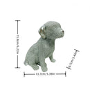 GobekUsa Labrador Resin Dog Statue for Bookshelf and Office Display