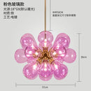 GobekUsa Glass Bubble Hanging Lamps Chandelier Modern Room Decor Ceiling Pendant Light